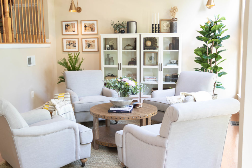 swivel chair living room ideas