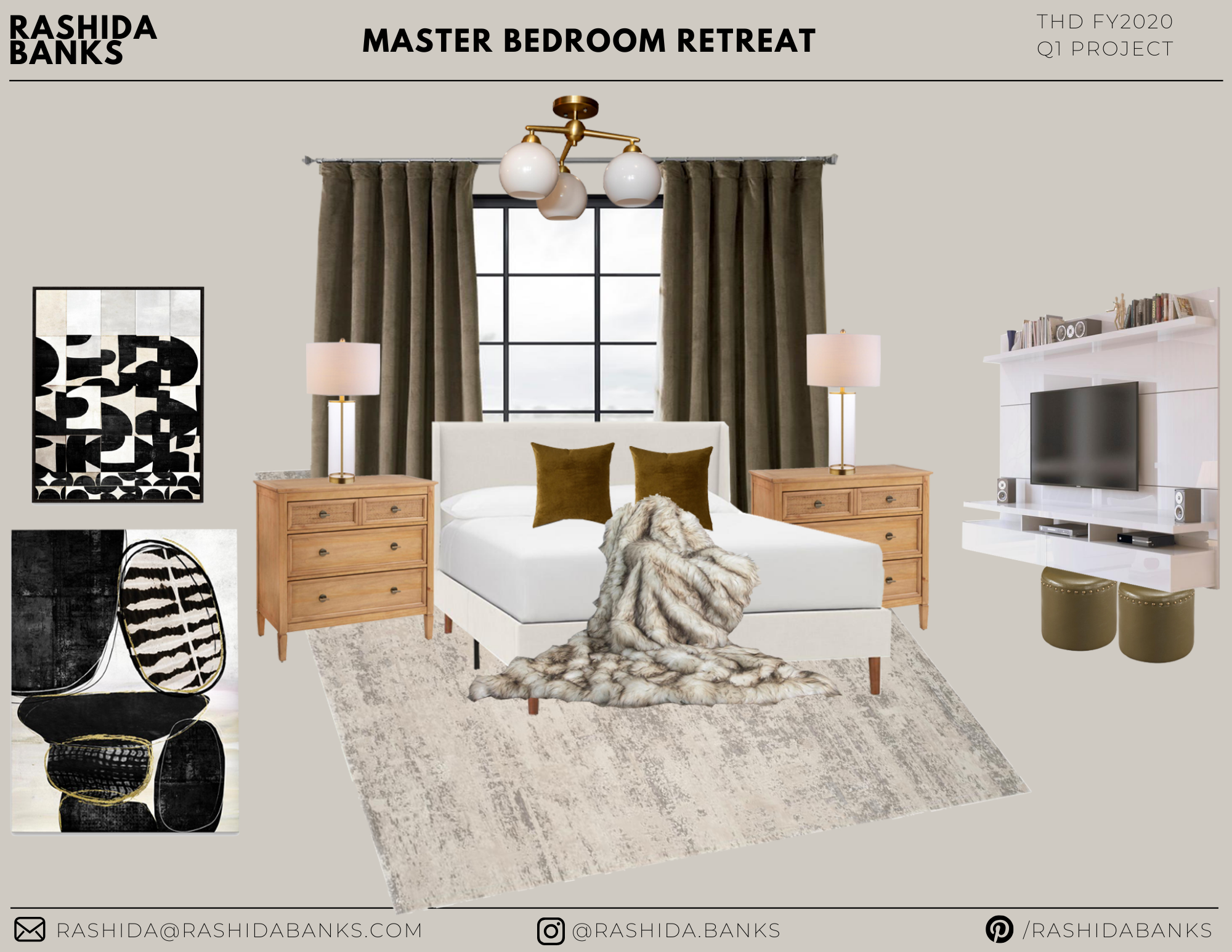 A room design mockup