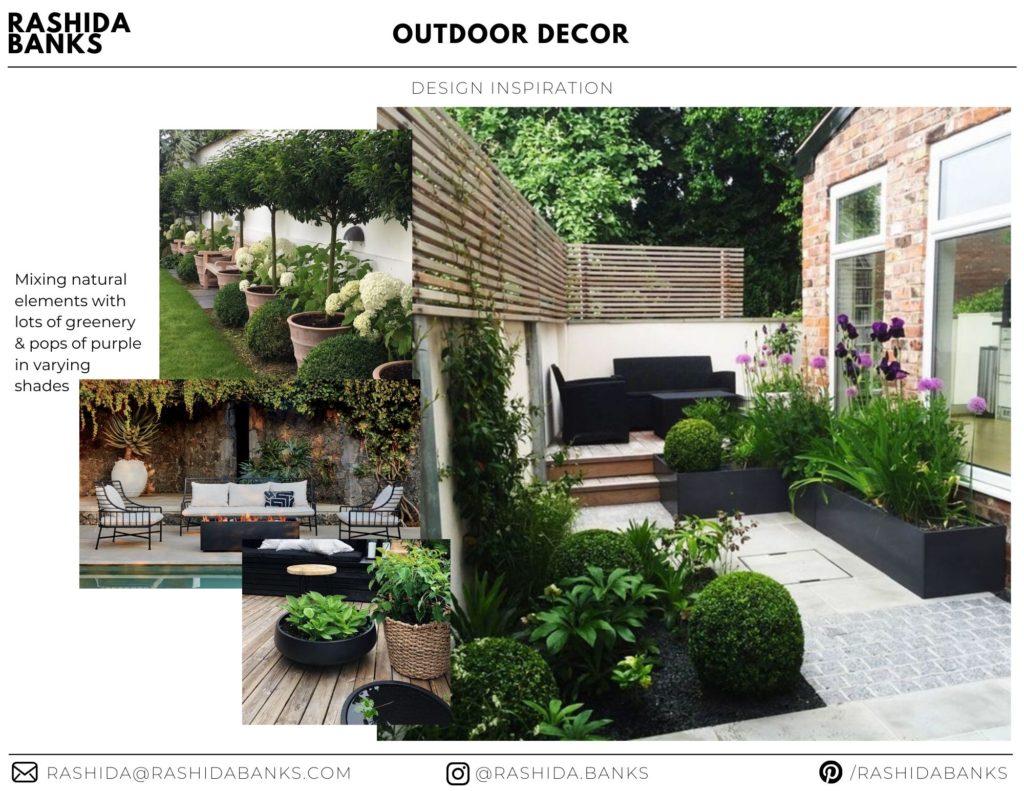 Mood Board for Small Backyard Makeover