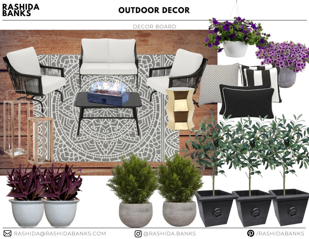 Design Mockup of Small Backyard Makeover