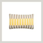 Gray and Yellow Lumbar Pillow Click to shop