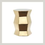 Gold Outdoor Stool