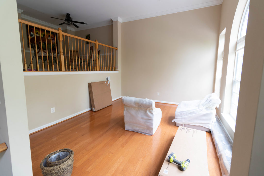 Before Picture of the living room