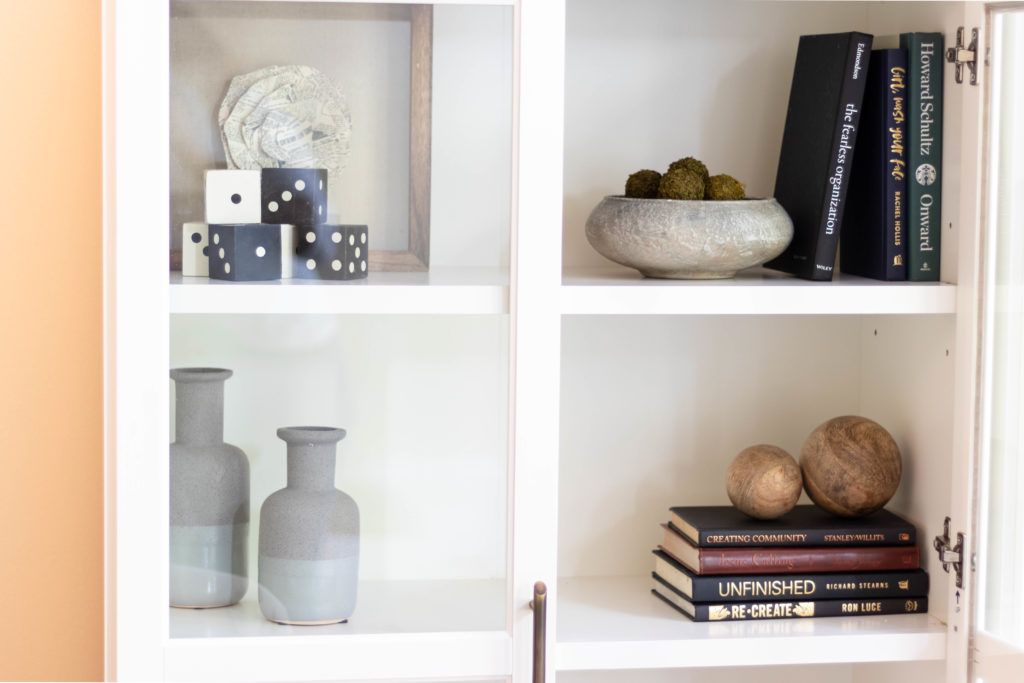 Bookshelf decor