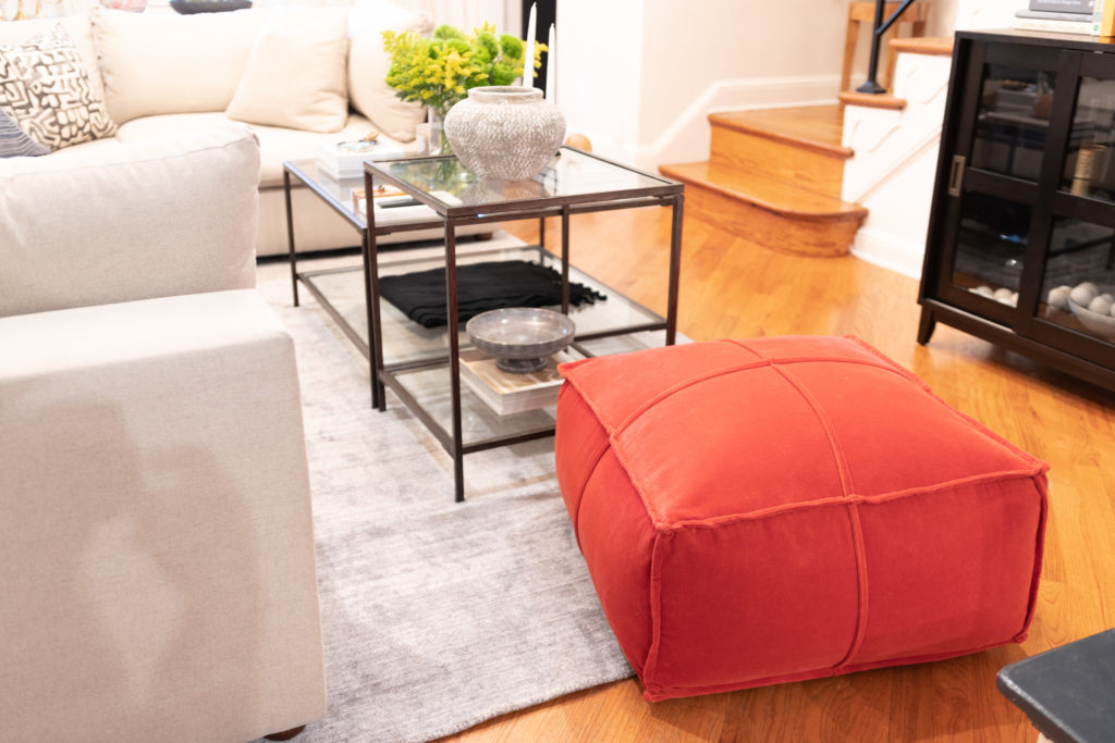 Rashida Banks_The Home Depot_Red pouf