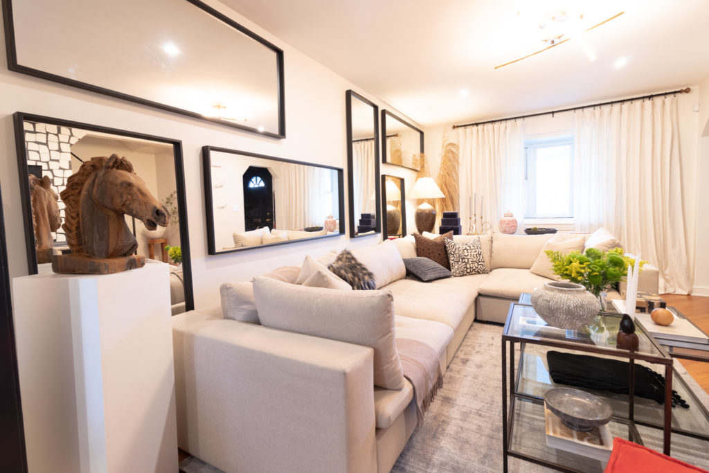 Rashida Banks_The Home Depot_Small Living room cream sectional 1 st photo