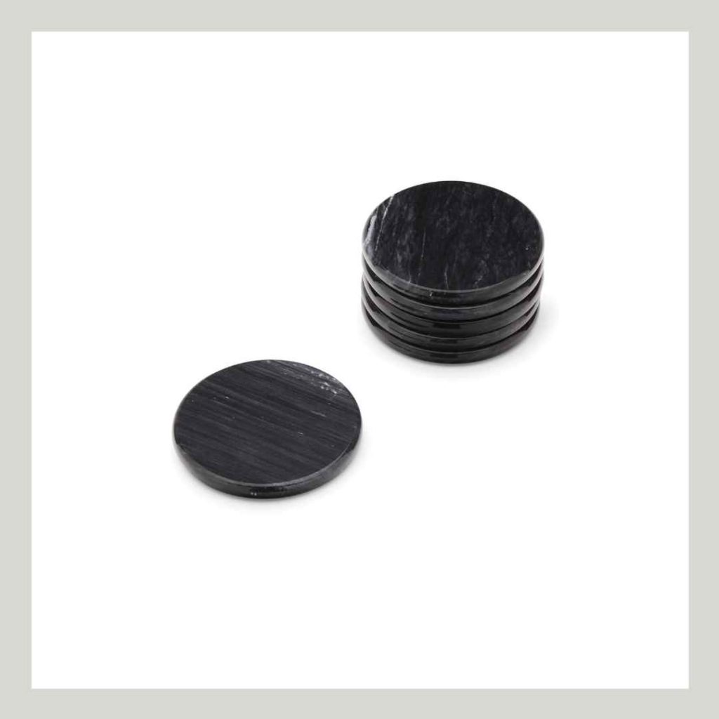 Black Marble Coasters