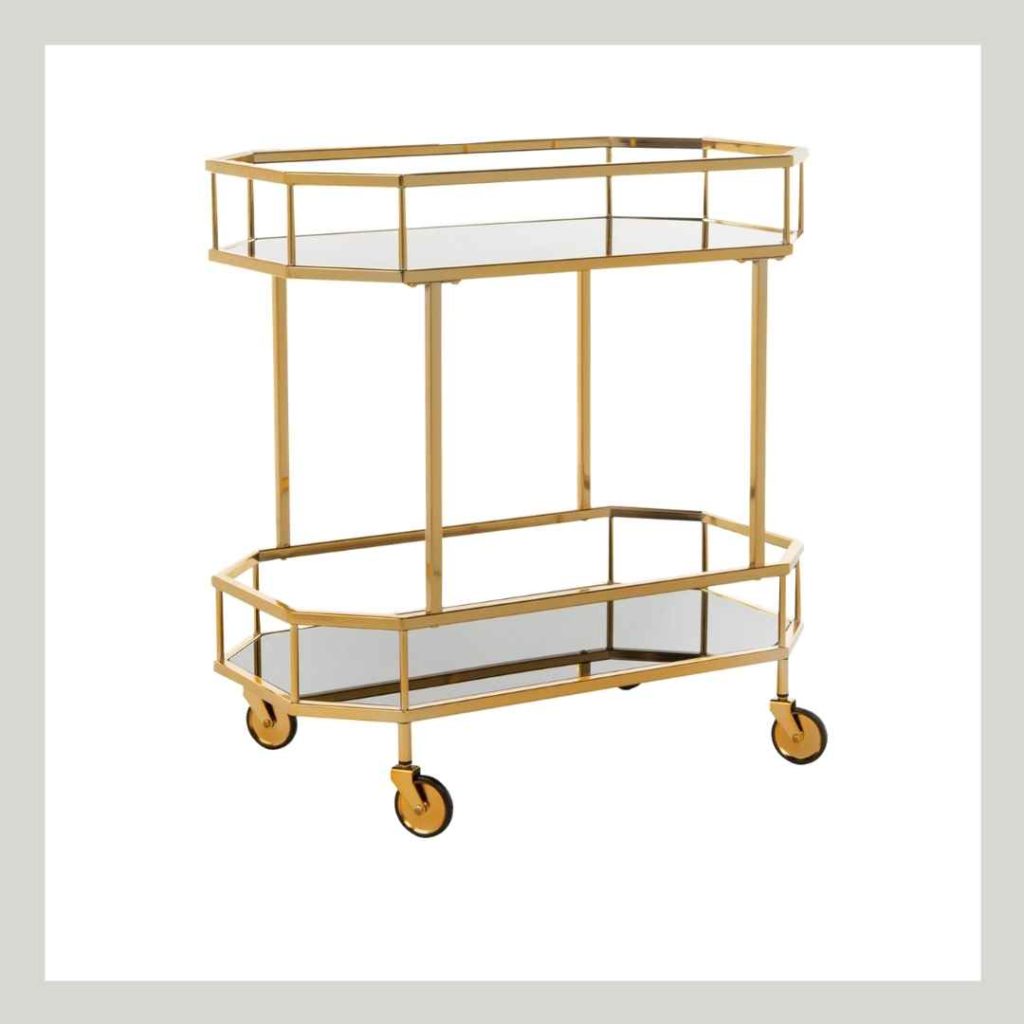 Gold Bar Cart