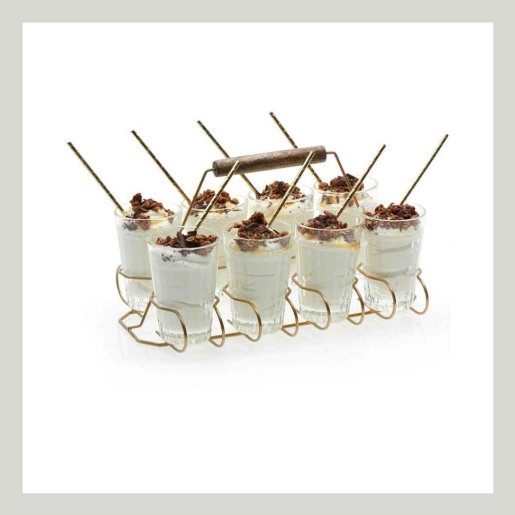 Glass Dessert Cup Set