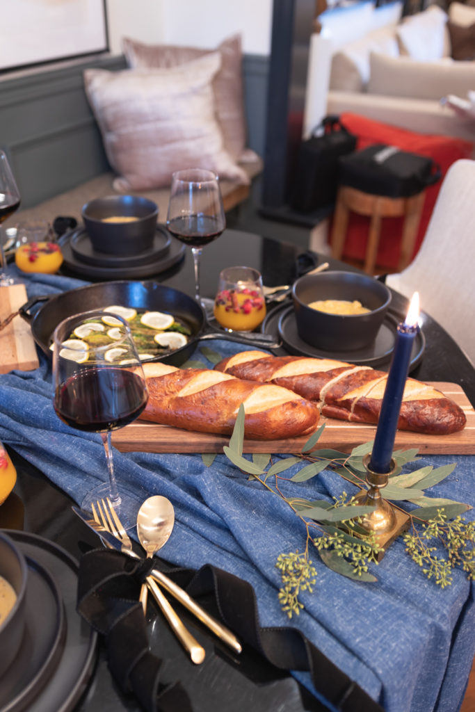 Buffet Table Setting_ Family Style Thanksgiving from The Home Depot on Rashida Banks Blog