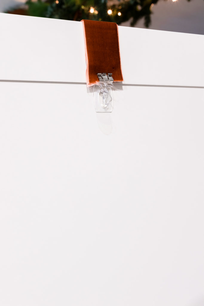 Using command hooks to hang wreaths