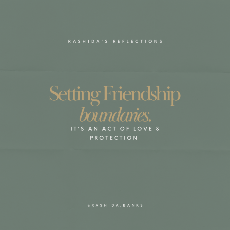 Setting Friendship Boundaries